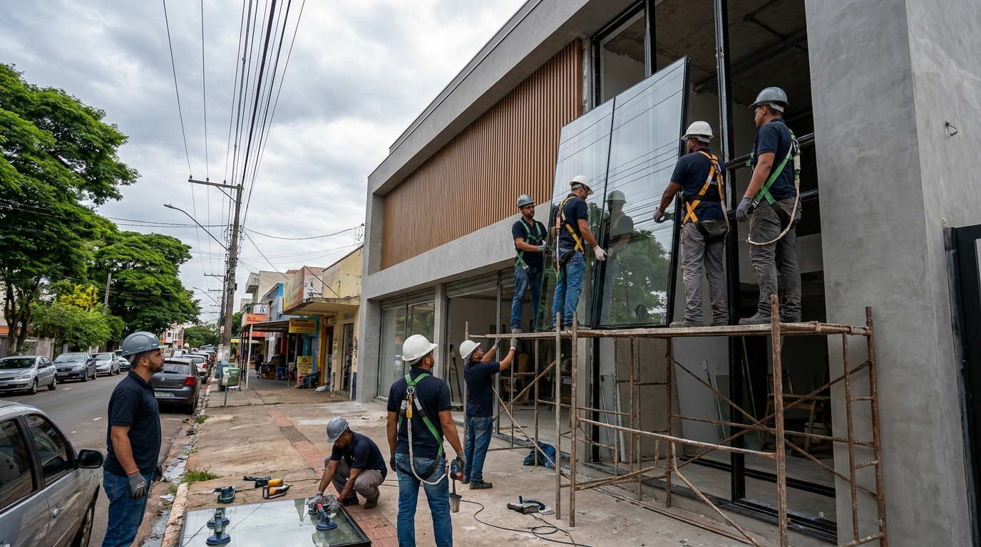 Fachada de Vidro em Petrópolis‑RJ